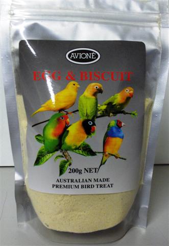 AVIONE EGG & BISCUIT MINI TREAT 200G AVIONE EGG & BISCUIT MINI TREAT 200G
